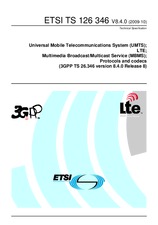 Die Norm ETSI TS 126346-V8.4.0 20.10.2009 Ansicht