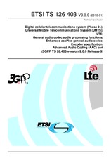 Die Norm ETSI TS 126403-V9.0.0 18.1.2010 Ansicht