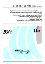 Die Norm ETSI TS 126405-V9.0.0 18.1.2010 Ansicht
