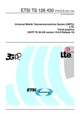 Die Norm ETSI TS 126430-V10.0.0 20.4.2011 Ansicht