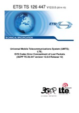 Die Norm ETSI TS 126447-V12.0.0 2.10.2014 Ansicht