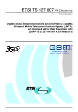 Die Norm ETSI TS 127007-V4.2.0 26.7.2001 Ansicht