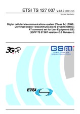 Die Norm ETSI TS 127007-V4.3.0 31.12.2001 Ansicht