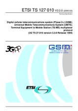 Die Norm ETSI TS 127010-V3.3.0 31.3.2000 Ansicht