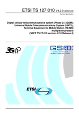 Die Norm ETSI TS 127010-V4.2.0 31.3.2002 Ansicht