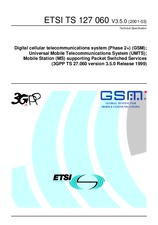 Die Norm ETSI TS 127060-V3.5.0 31.3.2001 Ansicht