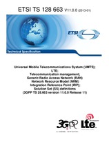 Die Norm ETSI TS 128663-V11.0.0 23.1.2013 Ansicht