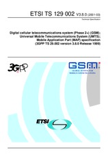 Die Norm ETSI TS 129002-V3.8.0 4.9.2001 Ansicht