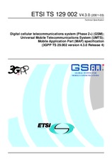 Die Norm ETSI TS 129002-V4.3.0 31.3.2001 Ansicht