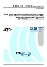Die Norm ETSI TS 129002-V4.6.0 25.1.2002 Ansicht