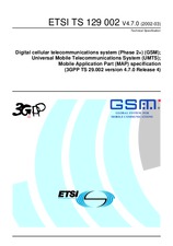Die Norm ETSI TS 129002-V4.7.0 31.3.2002 Ansicht