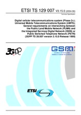 Die Norm ETSI TS 129007-V3.15.0 30.6.2004 Ansicht