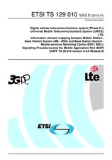 Die Norm ETSI TS 129010-V9.0.0 18.1.2010 Ansicht