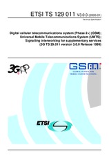 Die Norm ETSI TS 129011-V3.0.0 28.1.2000 Ansicht