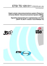 Die Norm ETSI TS 129011-V10.0.0 16.5.2011 Ansicht