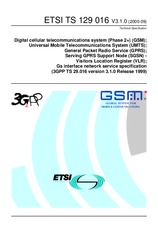 Die Norm ETSI TS 129016-V3.1.0 30.9.2000 Ansicht