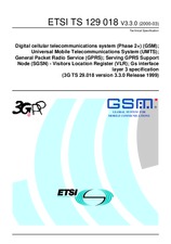 Die Norm ETSI TS 129018-V3.3.0 31.3.2000 Ansicht