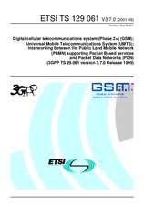 Die Norm ETSI TS 129061-V3.7.0 30.9.2001 Ansicht