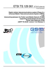 Die Norm ETSI TS 129061-V7.9.0 3.2.2009 Ansicht