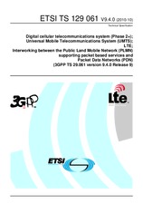 Die Norm ETSI TS 129061-V9.4.0 12.10.2010 Ansicht