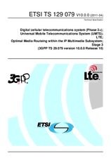 Die Norm ETSI TS 129079-V10.0.0 21.4.2011 Ansicht