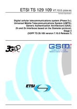 Die Norm ETSI TS 129109-V7.10.0 30.6.2008 Ansicht