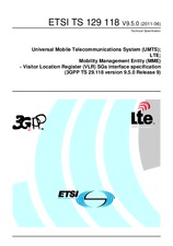 Die Norm ETSI TS 129118-V9.5.0 22.6.2011 Ansicht
