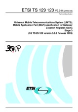 Die Norm ETSI TS 129120-V3.0.0 31.3.2000 Ansicht