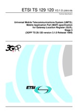Die Norm ETSI TS 129120-V3.1.0 30.9.2000 Ansicht