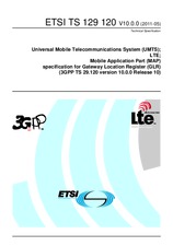 Die Norm ETSI TS 129120-V10.0.0 16.5.2011 Ansicht