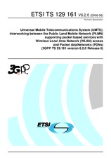 Die Norm ETSI TS 129161-V6.2.0 30.6.2006 Ansicht