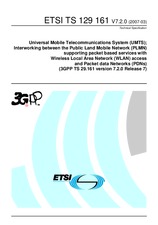 Die Norm ETSI TS 129161-V7.2.0 31.3.2007 Ansicht
