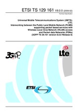 Die Norm ETSI TS 129161-V8.0.0 3.2.2009 Ansicht
