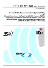 Die Norm ETSI TS 129161-V9.0.0 21.1.2010 Ansicht