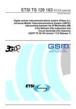 Die Norm ETSI TS 129163-V7.3.0 30.6.2006 Ansicht