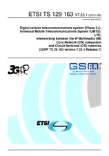 Die Norm ETSI TS 129163-V7.23.1 22.6.2011 Ansicht