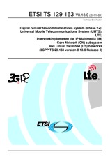 Die Norm ETSI TS 129163-V8.13.0 21.1.2011 Ansicht