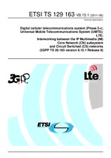 Die Norm ETSI TS 129163-V8.15.1 22.6.2011 Ansicht