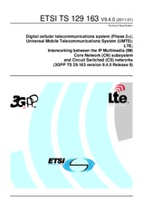 Die Norm ETSI TS 129163-V9.4.0 21.1.2011 Ansicht