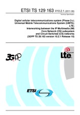 Die Norm ETSI TS 129163-V10.2.1 22.6.2011 Ansicht