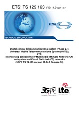 Die Norm ETSI TS 129163-V10.14.0 16.7.2014 Ansicht