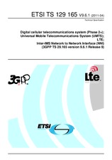 Die Norm ETSI TS 129165-V9.6.1 27.4.2011 Ansicht