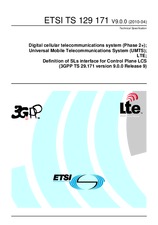Die Norm ETSI TS 129171-V9.0.0 21.4.2010 Ansicht