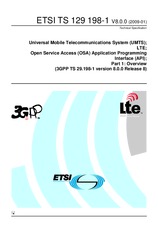Die Norm ETSI TS 129198-1-V8.0.0 9.1.2009 Ansicht