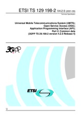 Die Norm ETSI TS 129198-2-V4.2.0 30.9.2001 Ansicht