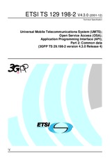 Die Norm ETSI TS 129198-2-V4.3.0 31.12.2001 Ansicht