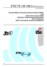 Die Norm ETSI TS 129198-3-V8.0.0 15.1.2009 Ansicht