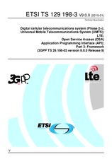 Die Norm ETSI TS 129198-3-V9.0.0 26.1.2010 Ansicht