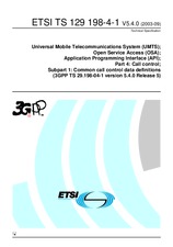 Die Norm ETSI TS 129198-4-1-V5.4.0 30.9.2003 Ansicht