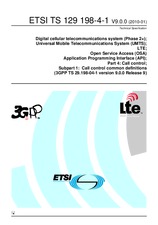 Die Norm ETSI TS 129198-4-1-V9.0.0 26.1.2010 Ansicht